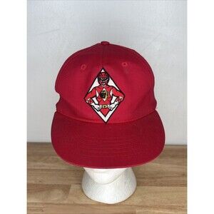 Vintage Mighty Morphin Power Rangers Red Ranger Hat High Point Snapback Cap 90s